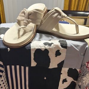 Rockport Neutral Knot Thong Sandals